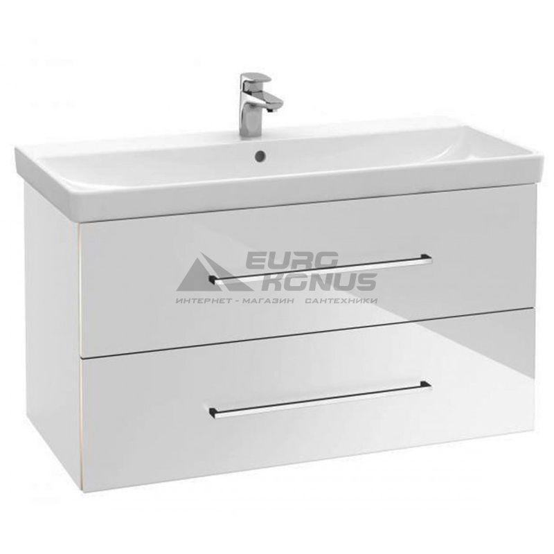 VILLEROY&BOCH Тумба с умывальником подвесная Avento (4156A892)